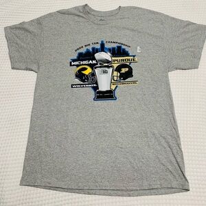 MICHIGAN WOLVERINES PURDUE BIG TEN CHAMPIONSHIP T Shirt  XL NWOT Football
